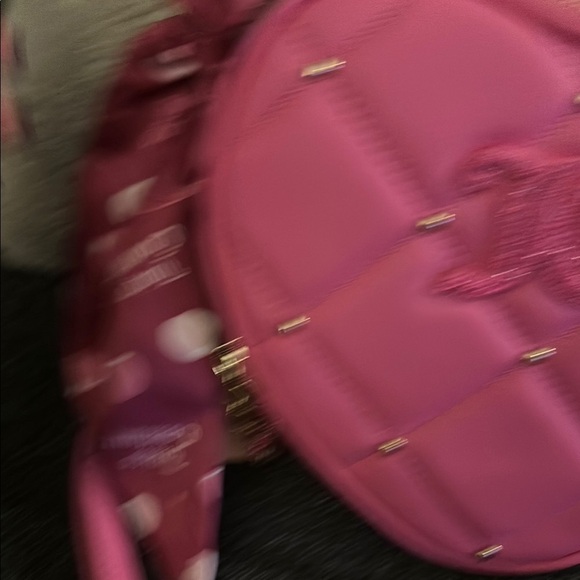 Juicy Couture Pink/Raspberry Multi Holding the Line Heart-Shaped Quilted Bag - Picture 5 of 13